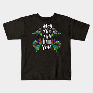 May the fish be with you Kids T-Shirt